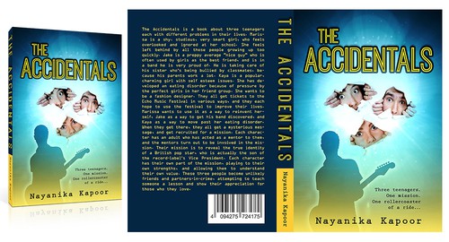 Creative book cover with the title 'Book cover design for teenage emotional thriller'