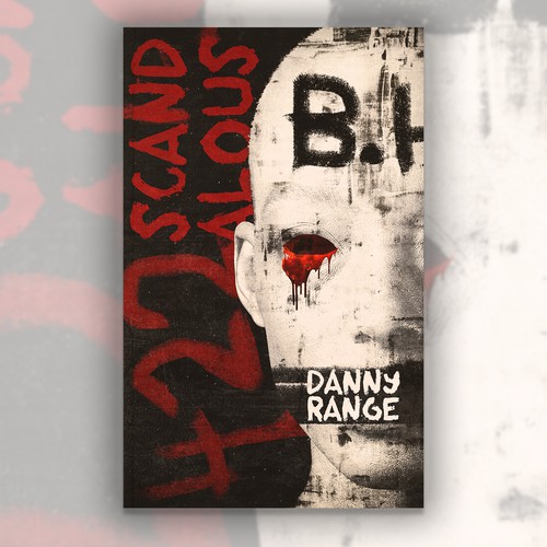 Crazy design with the title 'A Cover for Madness'