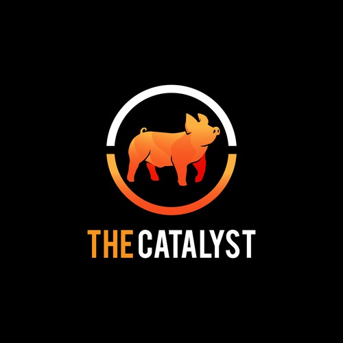 Tv show logo with the title 'THE CATALYST'
