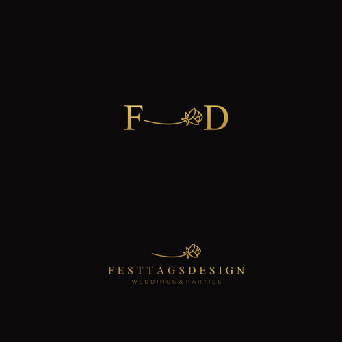 Wedding brand with the title 'Festtagsdesign'