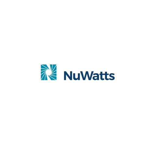 N logo with the title 'Concept for NuWatts, a Green-tech startup converting data center waste heat into clean energy'
