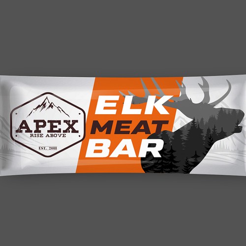 Meat packaging with the title 'Apex Bars'