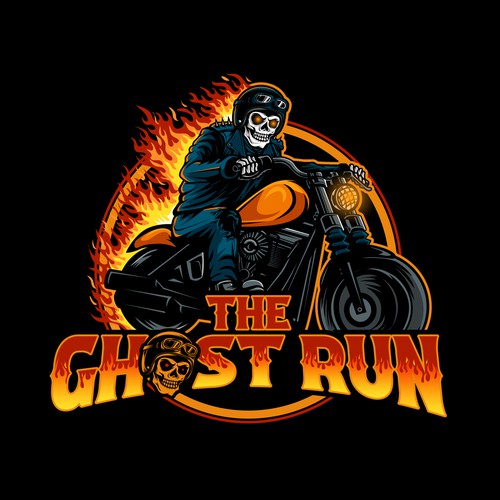 Rider logo with the title 'THE GHOST RUN'