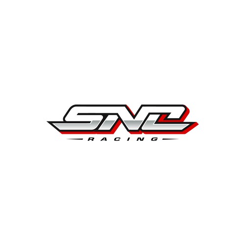 Motorcycle logo with the title 'Motorsport Team Logo - SNC'