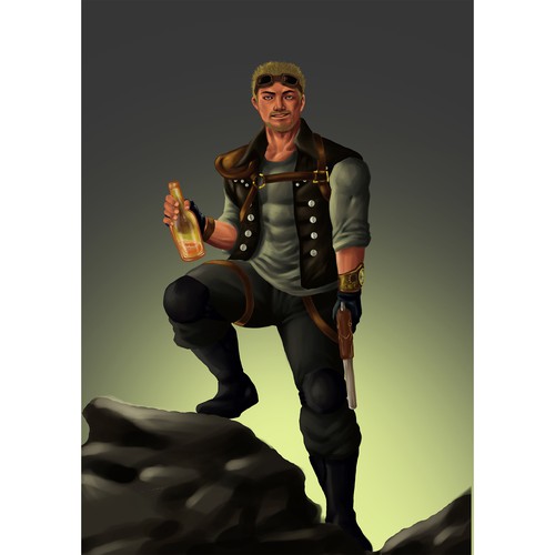 Costume design with the title 'Steampunk'