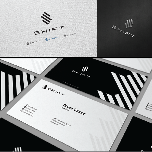 Skateboard logo with the title 'Shift Logo'