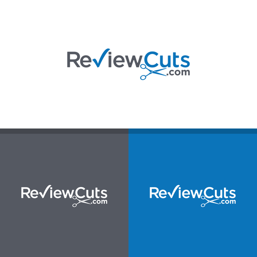 Haircut logo with the title 'Logo for a HairStylist review website'