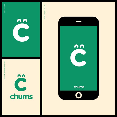 App brand with the title 'Chums — ChumsReferral.com'