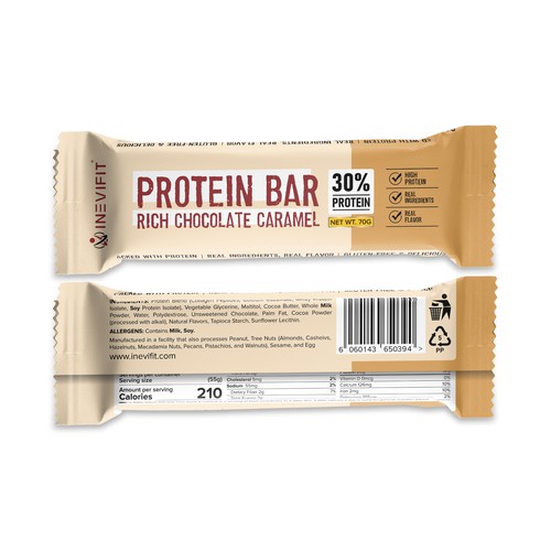 Bar packaging with the title 'Protein Bar'