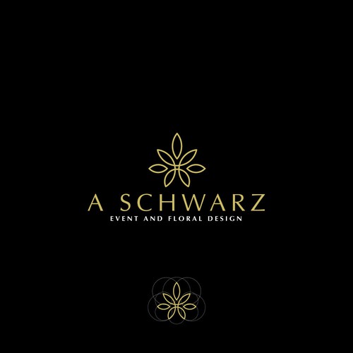 Floral brand with the title 'Event and floral design'