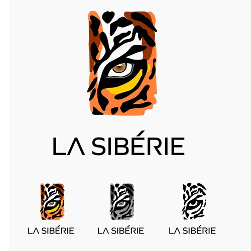 Tiger logo with the title 'Create an abstract tiger illustration for La Siberie!'