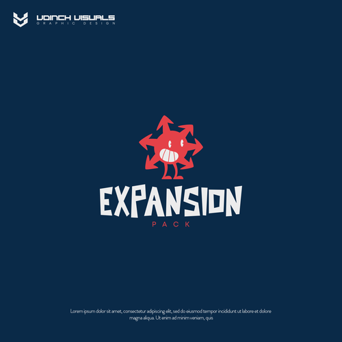 Gamer design with the title 'Logo design for "Expansion Pack"'