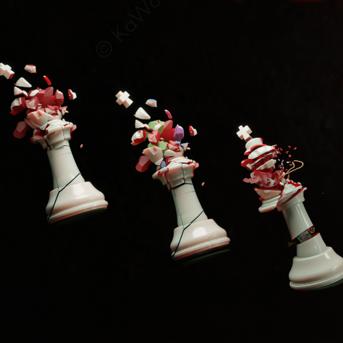 Mechanical design with the title 'Allegory of the Strategic Punch'