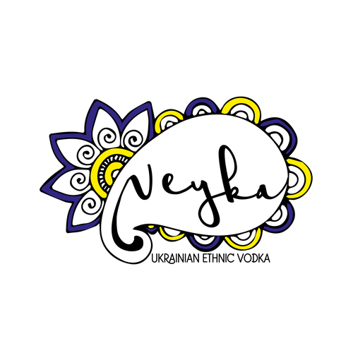 Vodka logo with the title 'Vodka Veyka'