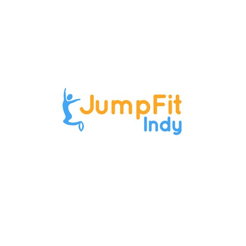 Jade logo with the title 'The logo for a fitness class called JumpFit Indy'