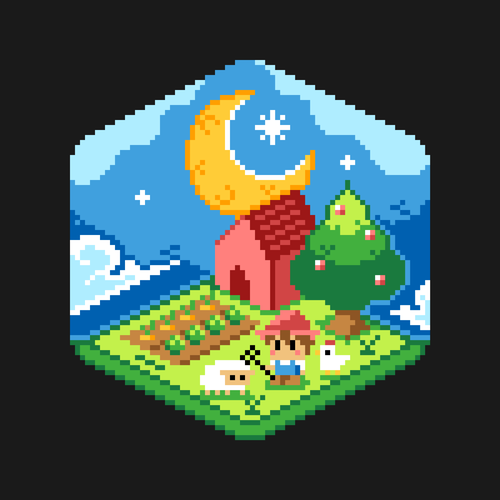 Gaming t-shirt with the title 'Pixel-Art Illustration for Gaming Merchandise'