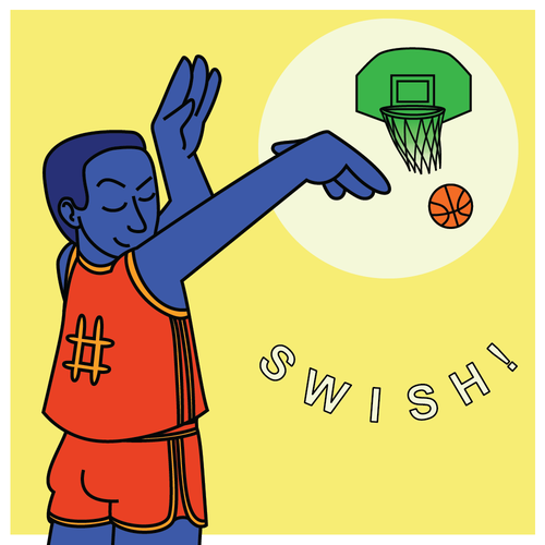 Sports artwork with the title 'Illustration for Blog Article'