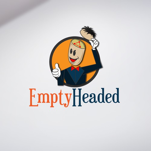 Urban logo with the title ' logo for a "satirical" Empty headed character  '