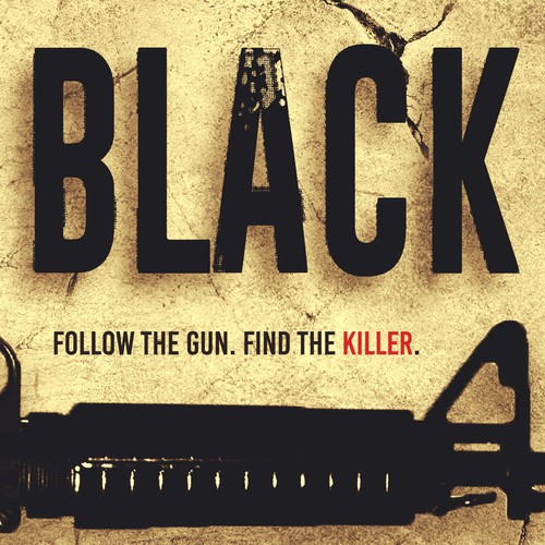 Action book cover with the title 'Black Rifle "book cover"'