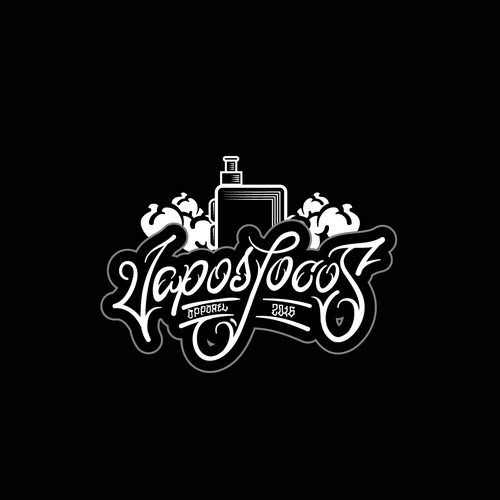 Tribal logo with the title 'Vape Design'