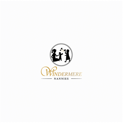 Childcare logo with the title 'Windermere Nannies'