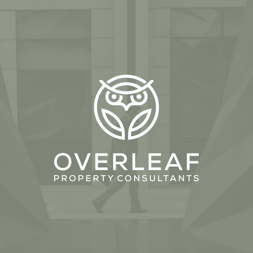 Oak leaf design with the title 'Overleaf Property Consultants'