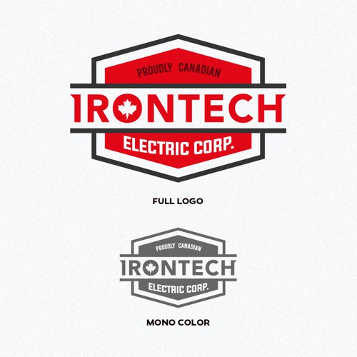 Electronic design with the title 'Irontech Logo'