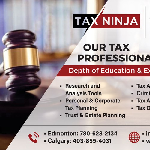 Accounting design with the title 'magazine advertisment'