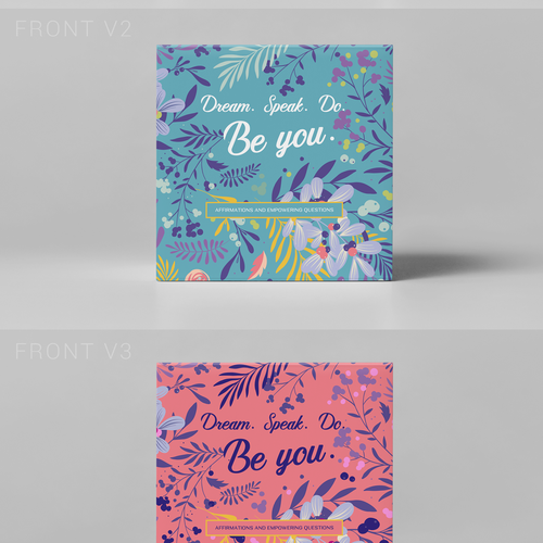 Flower packaging with the title 'Packaging Design '