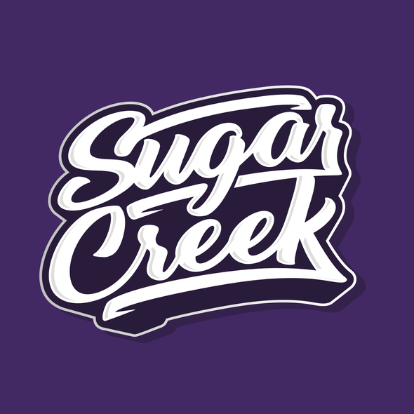 Lettering logo with the title 'Sugar Creek'