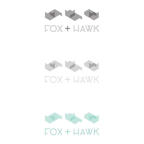 Fox brand with the title 'Sleek branding for Fox & Hawk, a workspace design firm'