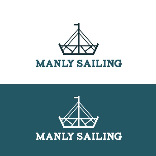 Manly design with the title 'Sailing Logo'