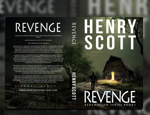 Poster book cover with the title 'henry scott '