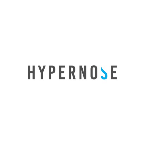 Nose logo with the title 'Modern Logo for Hypermose - Electronic Nose'