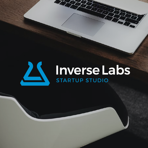 Laboratory logo with the title 'Logo designs for Inverse Labs !'
