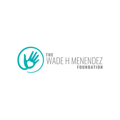 Nonprofit logo with the title 'The Wade H. Menendez Foundation Logo Design'
