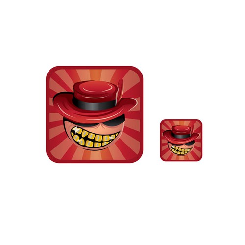 Loud design with the title 'Pimp My Teeth App Button Design'