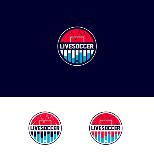 Futbol logo with the title 'catchy soccer business logo'