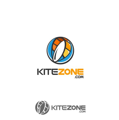 Kite design with the title 'Kiteboarding'