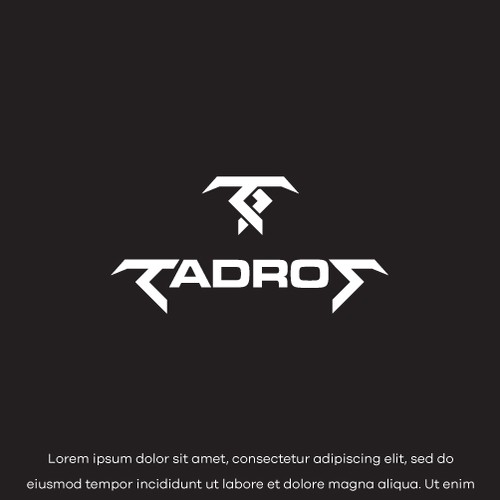 Sharp design with the title 'TADROS'