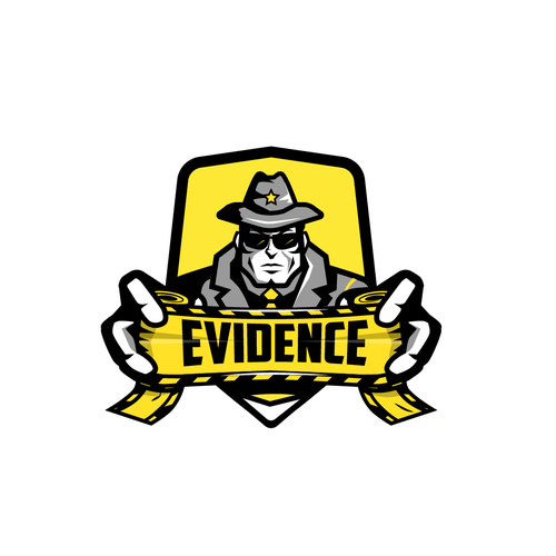 Tape design with the title 'Evidence Logo - Winner'
