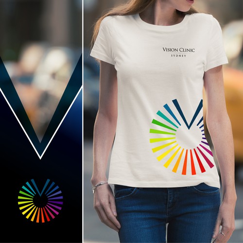 Vision design with the title 'Vision clinic logo'