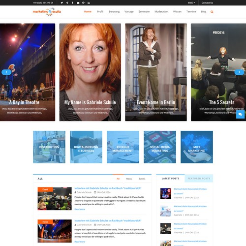 Quote design with the title 'Marketing Wordpress Website Design'