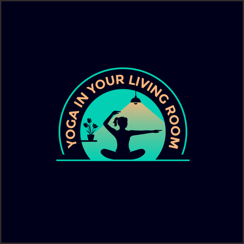 Donation logo with the title 'Logo Identity for *YOGA in Your LIVING ROOM*'