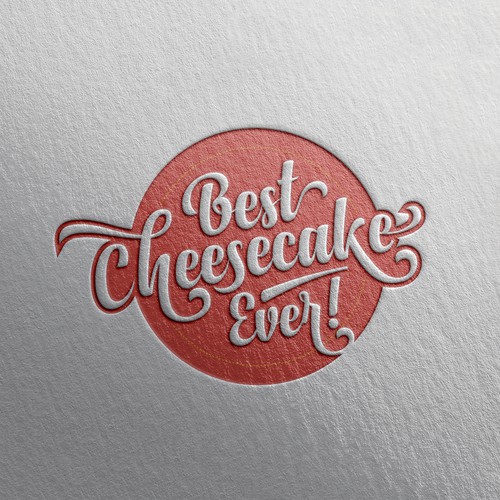 Sketchbook logo with the title 'Logo design for cake shop'