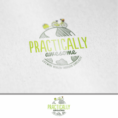 Bike logo with the title 'Practically Awesome'
