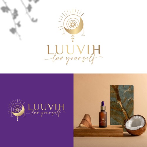 Empowerment logo with the title 'LUUVIH - luv yourself'
