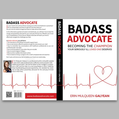 Professional book cover with the title 'Badass Advocate'