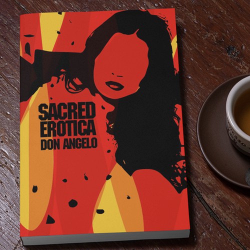 Erotic book cover with the title 'sacred erotica '