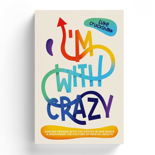 Crazy design with the title 'I'm with crazy'